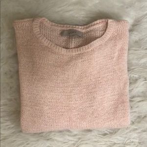LOFT pink sweater